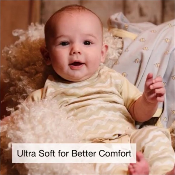 SET OF BABY UNISEX ORGANIC SS BODYSUITS (3-PC SET) - Picture 5 of 7